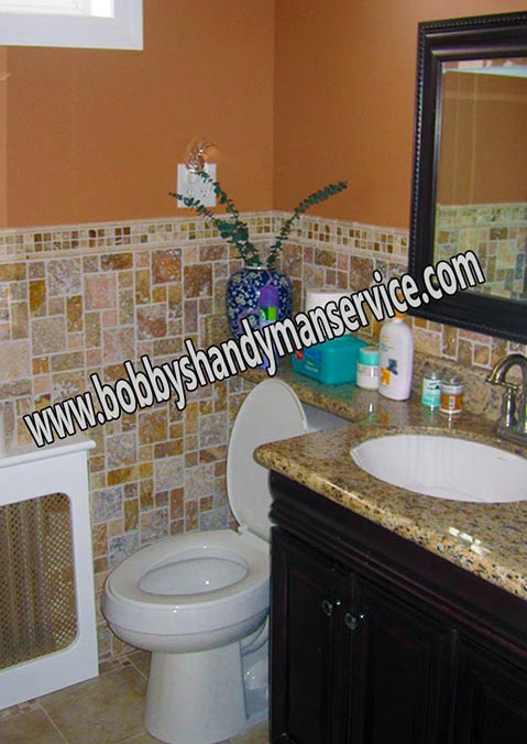 bathroom remodeling done by Tampa Handyman